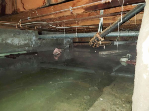 Crawlspace Water Restoration in Concord